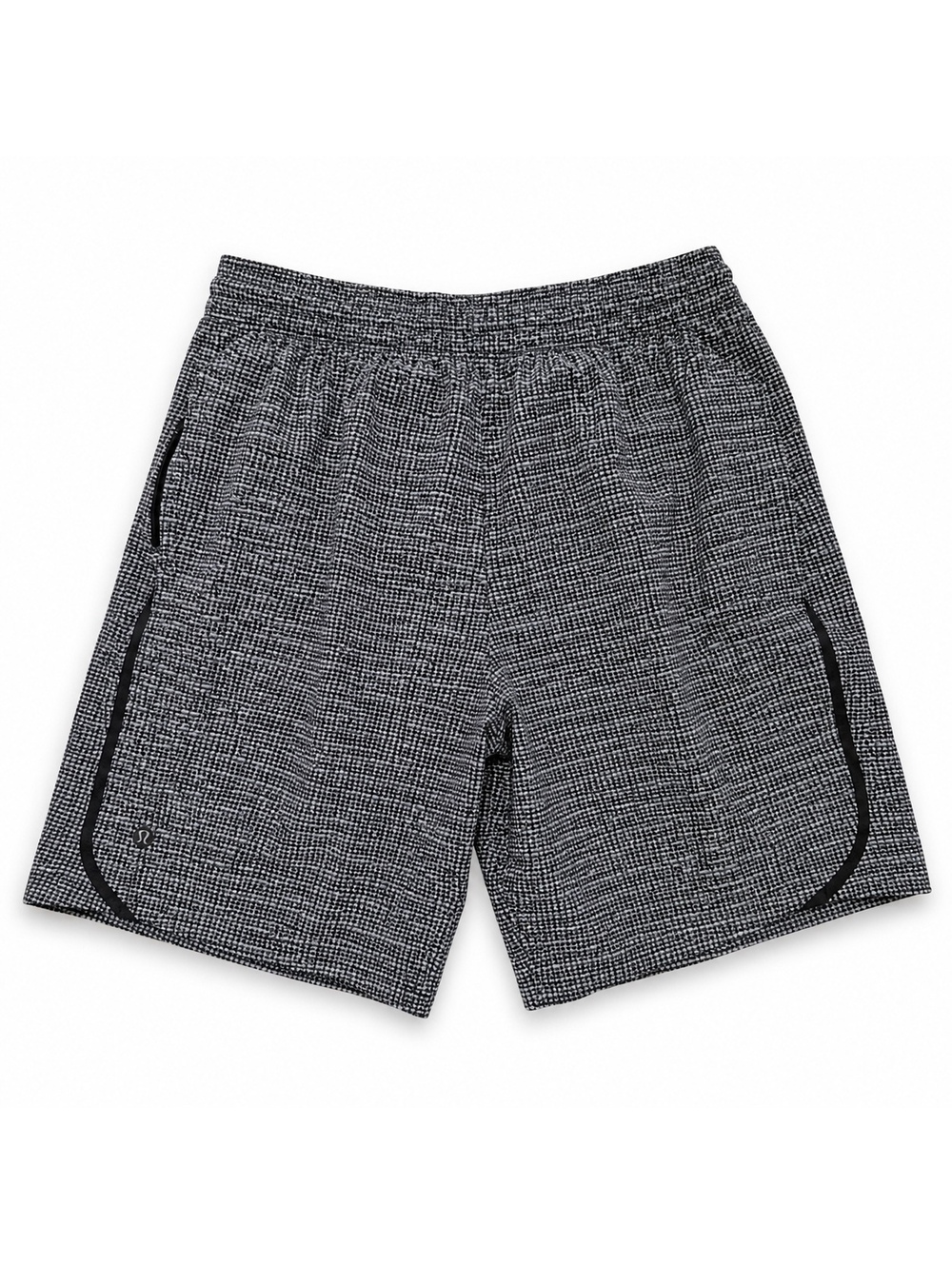 Lululemon Men’s Gray Black Textured Athletic Shorts Size S